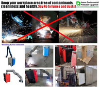 ジョアン 公式の溶接煙抽出機